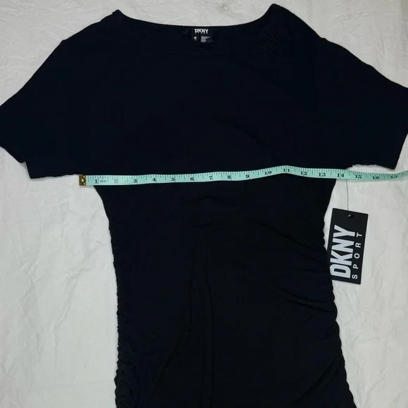 NWT - DKNY Dress Sport / Black / Medium / Pullover / Slim / Short Sleeve - Picture 5 of 11